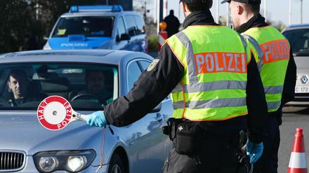 Strikte Kontrollen. Im südbadischen Kehl ist die Bundespolizei postiert.