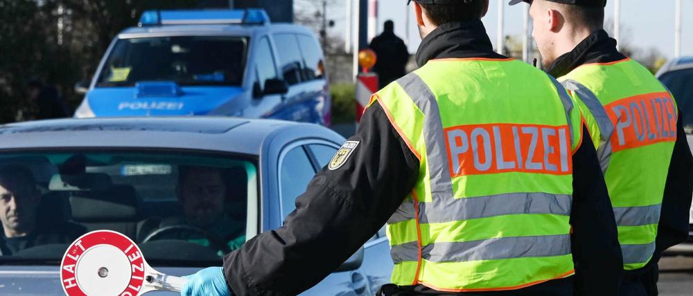 Strikte Kontrollen. Im südbadischen Kehl ist die Bundespolizei postiert.