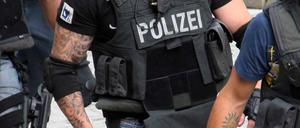 Beamte einer SEK-Einheit mit Tattoos in Thüringen.