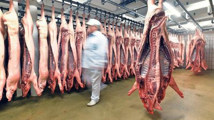 Knapp 60 Kilo Fleisch verzehrt der Durchschnittsdeutsche im Jahr, davon stammen 35 Kilogramm vom Schwein.