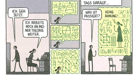 Komplexe Angelegenheit: Ein Strip aus „Abteilung für irre Theorien“. Für Komplettansicht auf Plus-Symbol klicken.