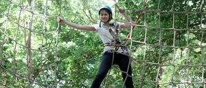 Am Wochenende starten viele Kletterparks in Berlin und Umgebung in ihre Saison. 