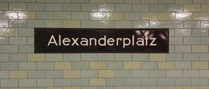 Der U-Bahnhof Alexanderplatz