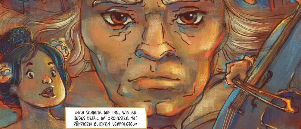 Toter Meister: Eine Szene aus „Beethoven – Unsterbliches Genie“.