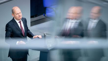 Noch länger im Unklaren: Finanzminister Olaf Scholz.