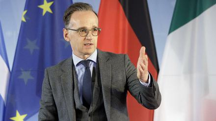 Außenminister Heiko Maas am Montag in Berlin.