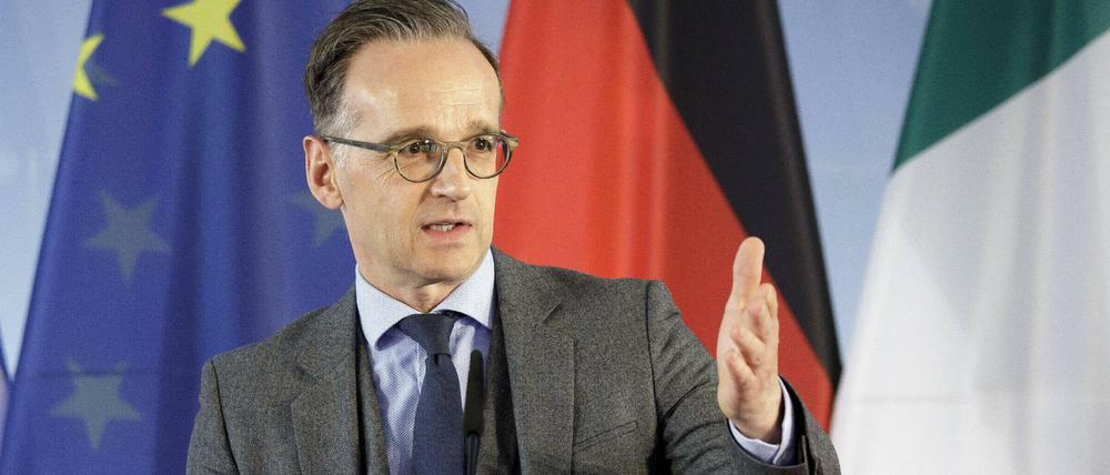 Außenminister Heiko Maas am Montag in Berlin.