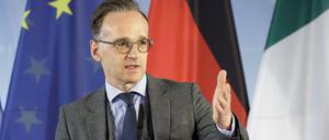 Außenminister Heiko Maas am Montag in Berlin.