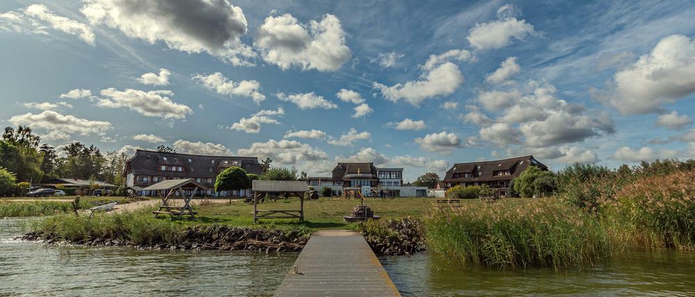 Noch ist niemand hier, bald treffen die ersten Feriengäste im Haffhus bei Ueckermünde ein.