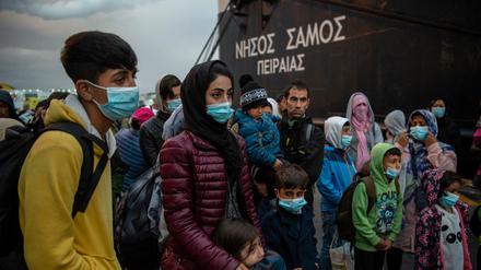 Viele Geflüchtete wollen nicht in den griechischen Lagern bleiben.