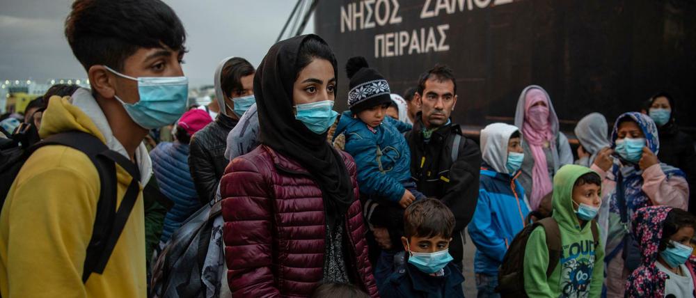 Viele Geflüchtete wollen nicht in den griechischen Lagern bleiben.