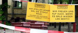 Berlins Gastronomie bereit die Öffnung vor: Ab Freitag dürfen Cafés und Restaurants wieder Gäste empfangen.