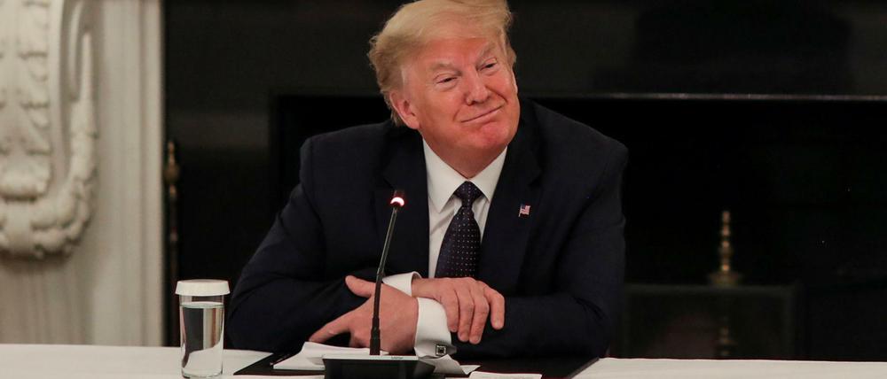 Droht der WHO mit einem Ende der Beitragszahlungen: US-Präsident Donald Trump.