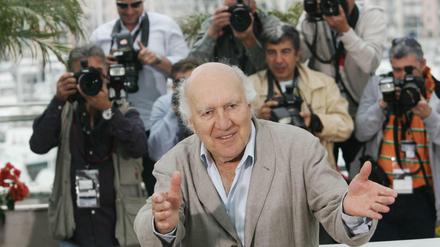 Michel Piccoli 2011 in Cannes, bei der Vorstellung von Nanni Morettis Papstfilm "Habemus Papam".