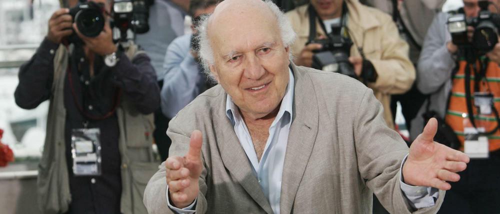 Michel Piccoli 2011 in Cannes, bei der Vorstellung von Nanni Morettis Papstfilm "Habemus Papam". 