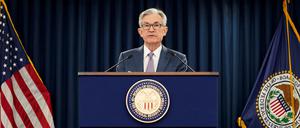 Düsterer Ausblick: Fed-Chef Jerome Powell.