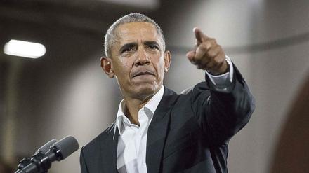 Barack Obama bei einem Auftritt im November 2018
