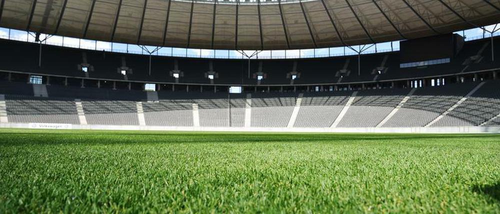 Grüner wird's nicht im Olympiastadion. Schon gar nicht nach dem Derby.