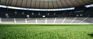 Grüner wird's nicht im Olympiastadion. Schon gar nicht nach dem Derby.