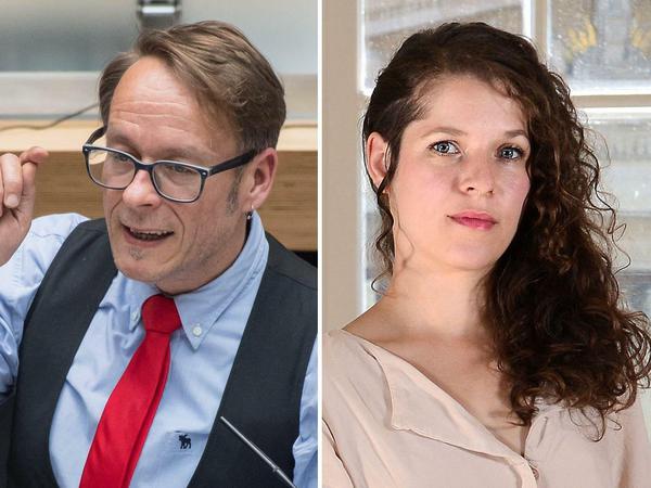 Sie sollen die neuen Vorsitzenden der Berliner Linksfraktion werden: Carsten Schatz und Anne Helm.