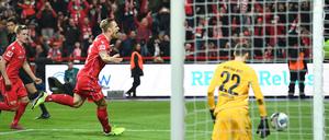 Derbyfieber wie beim Hinspiel 1. FC Union Berlin - Hertha BSC in der Alten Försterei. 