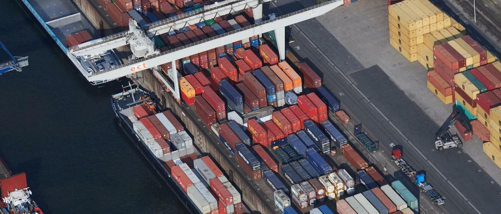 Der Export ist im ersten Quartal stark eingebrochen.