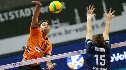 Die BR Volleys (im Bild Benjamin Patch) wollen weiter auf dem höchsten Niveau schmettern.