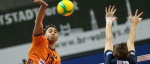 Die BR Volleys (im Bild Benjamin Patch) wollen weiter auf dem höchsten Niveau schmettern.