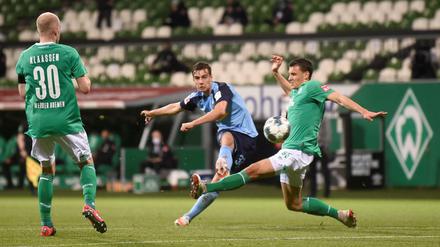 Scharf geschossen: Bremen ließ gegen Gladbach keinen Treffer zu.