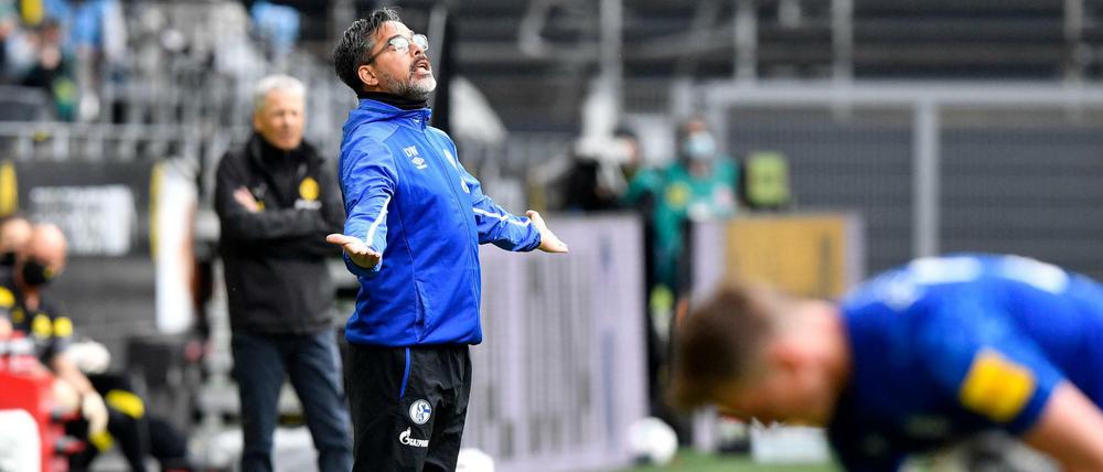 Ganz offen: Die letzten Ergebnisse seines Teams können Schalkes Trainer David Wagner nicht gefallen.