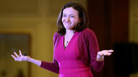 Sheryl Sandberg von Facebook in New Delhi.