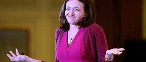 Sheryl Sandberg von Facebook in New Delhi.
