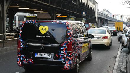 Der Berlkönig fährt bislang vor allem im Stadtzentrum, hier im Prenzlauer Berg.