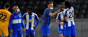 Gut gemacht: Bei den Hertha-Profis läuft es.