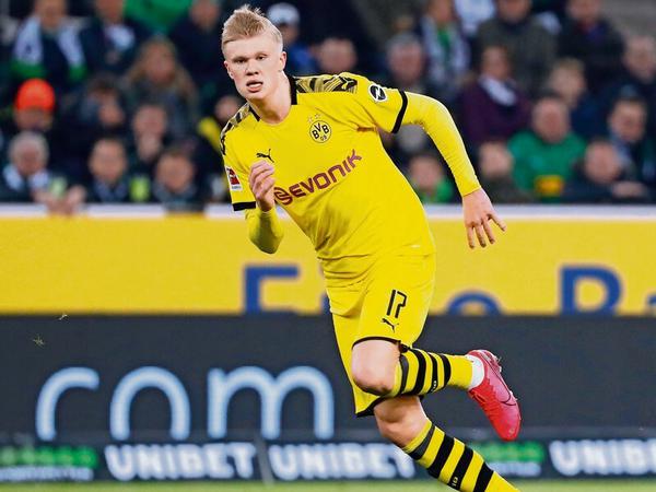 Der Killer mit dem Babyface: BVB-Stürmer Erling Braut Haaland hat in zehn Bundesliga-Spielen zehnmal getroffen.