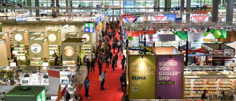 Die Messehallen in Frankfurt im Jahr 2019.