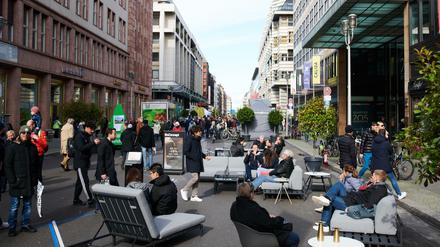 Im Oktober 2019 war die Geschäftsstraße zwischen Französischer Straße und Mohrenstraße das letzte Mal autofrei.