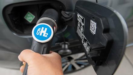 Zapfhahn einer Wasserstoffzapfsäule