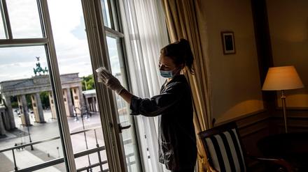 Keimfrei. Auch das Adlon empfängt wieder Touristen.