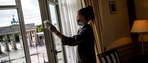 Keimfrei. Auch das Adlon empfängt wieder Touristen.