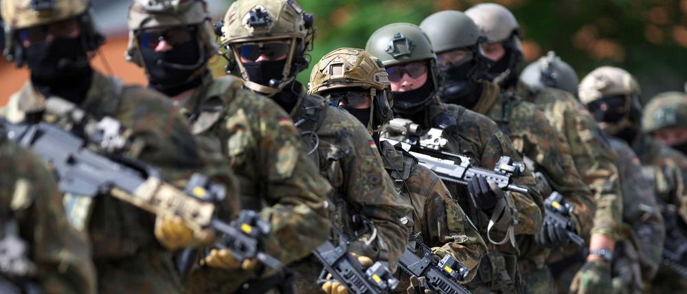 Steht im Kreuzfeuer der Kritik: Die Eliteeinheit Kommando Spezialkräfte (KSK) der Bundeswehr.