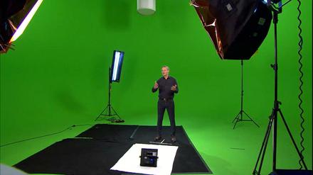 Im Greenroom: Thomas Düffert, Vizepräsident des BDZV, beim zweiten Digitalkongress „beBeta“.