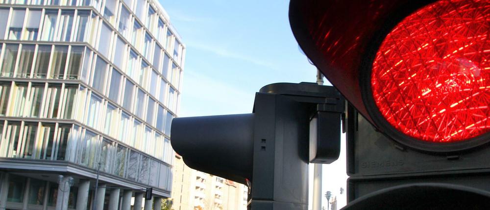Rotlicht. Berlin setzt beim Thema Corona auch auf die Ampel.