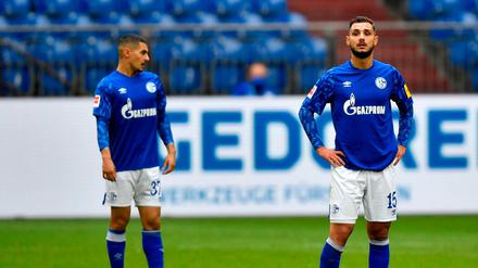 Die Schalker Munir Mercan (links) und Ahmed Kutucu konnten sich bei Heimspielen mit Zuschauern meist auf ihre Fans als Faktor verlassen.