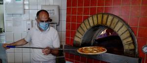 Ein Pizzabäcker in Prenzlauer Berg