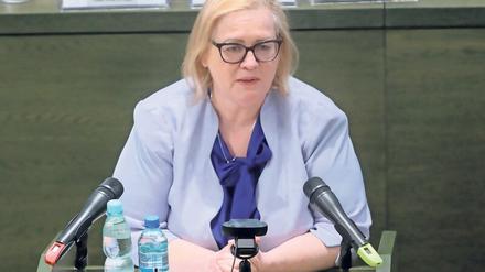 Malgorzata Manowska war Vize-Justizministerin der ersten PiS-Regierung. 