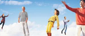 Locker bleiben. Mitglieder des Rundfunkchores machen sich fit für den Neustart.