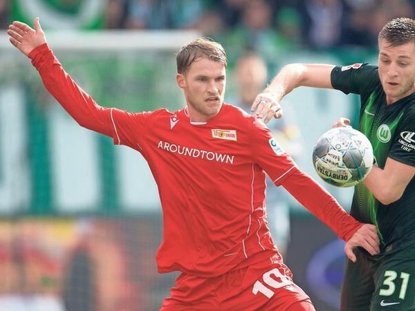 Auf der Suche nach Balance: Auch Unions bester Stürmer Sebastian Andersson (links) ist noch nicht wieder so torgefährlich wie vor der Coronavirus-Pause.