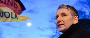 Rechtsextremer Wortführer. Björn Höcke, Anführer der AfD-Vereinigung "Flügel", bei einer Demonstration in Erfurt