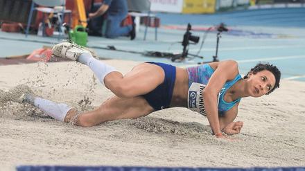 Immer weiter. Malaika Mihambo steigerte sich in den vergangenen Jahren kontinuierlich. Ihre Bestleistung beträgt momentan 7,30 Meter.